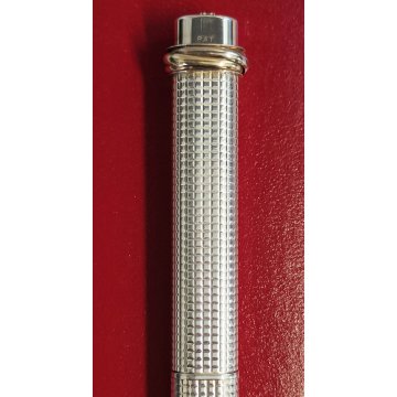 Must de Cartier PENNA SFERA Trinity STYLO / PEN BALLPOINT Vintage BOX Rosso Oro