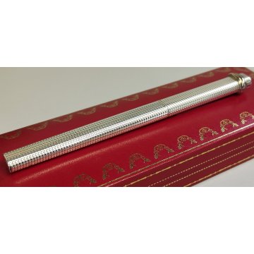 Must de Cartier PENNA SFERA Trinity STYLO / PEN BALLPOINT Vintage BOX Rosso Oro