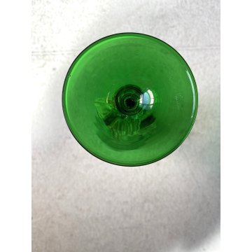 COPPIA TIPETTO VETRO SOFFIATO MURANO Paolo Venini CALICE  22,5cm/h VINTAGE '50