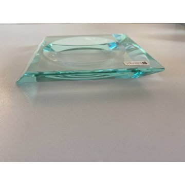 SVUOTATASCHE FERMACARTE CRISTALLO MOLATO Losvop VIDE POCHE VINTAGE PRESSE PAPIER