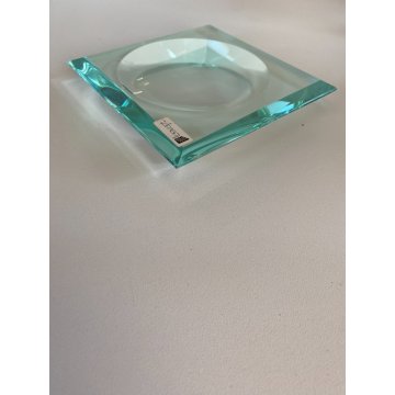 SVUOTATASCHE FERMACARTE CRISTALLO MOLATO Losvop VIDE POCHE VINTAGE PRESSE PAPIER