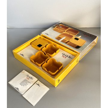 QUADRO SET FUMO Consul POSACENERE DESIGN Florian Seiffert GERMANY VINTAGE  '70s