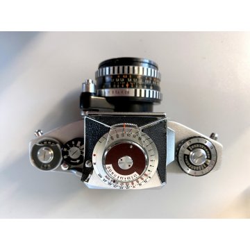 FOTOCAMERA REFLEX EXAKTA VX1000 LENS AUS Jena  T1:2,8 f 50 CUSTODIA '60