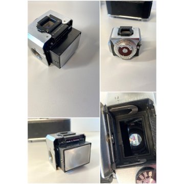 FOTOCAMERA REFLEX EXAKTA VX1000 LENS AUS Jena  T1:2,8 f 50 CUSTODIA '60