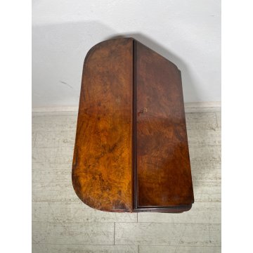ANTICO PICCOLO SCRITTOIO SECRETAIRE LEGNO NOCE EPOCA '900 RIBALTA LUIGI FILIPPO