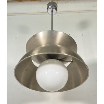 LAMPADARIO Cetra DESIGN Vico Magistretti METALLO LAMPADA SOFFITTO 1965  VINTAGE