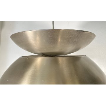 LAMPADARIO Cetra DESIGN Vico Magistretti METALLO LAMPADA SOFFITTO 1965  VINTAGE