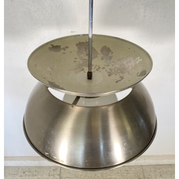 LAMPADARIO Cetra DESIGN Vico Magistretti METALLO LAMPADA SOFFITTO 1965  VINTAGE