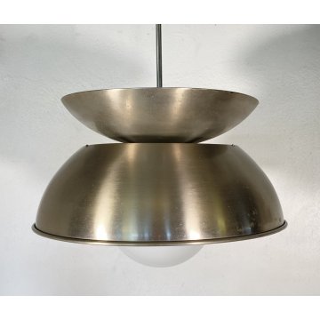 LAMPADARIO Cetra DESIGN Vico Magistretti METALLO LAMPADA SOFFITTO 1965  VINTAGE