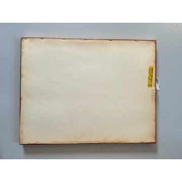 QUADRO DISEGNO SANGUIGNA CARTA Gigi Comolli STUDIO FIGURA NUDO FEMMINILE EPOCA