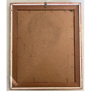 DIPINTO OLIO FAESITE Corrado Selvini RITRATTO DONNA FIGURA FEMMINILE ASTRATTO