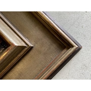 DIPINTO OLIO TAVOLA Walter Krebs SCENA GENERE MACABRO SCHELETRO FALCE SWISSE '40