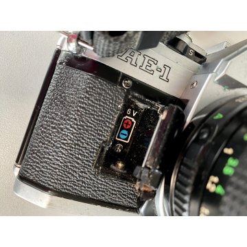 FOTOCAMERA REFLEX CANON AE-1 35mm OBIETTIVO FD 50 1:1,8 JAPAN '70