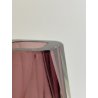 VASO VINTAGE VETRO MURANO SOMMERSO Flavio Poli SFACCETTATO TRASPARENTE VIOLA '50