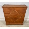 ANTICA PICCOLA LEGNAIA CASSAPANCA legno ABETE 85 cm epoca 1900 OLD WOOD CHEST