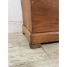 ANTICA PICCOLA LEGNAIA CASSAPANCA legno ABETE 85 cm epoca 1900 OLD WOOD CHEST