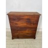 ANTICA PICCOLA LEGNAIA CASSAPANCA legno ABETE 85 cm epoca 1900 OLD WOOD CHEST