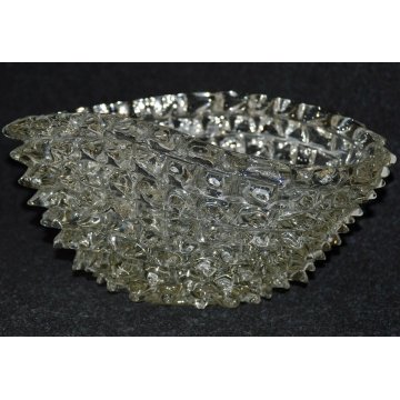 GRANDE VASO ROSTRATO centrotavola DESIGN Ercole Barovier 1950 VETRO MURANO GLASS
