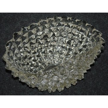 GRANDE VASO ROSTRATO centrotavola DESIGN Ercole Barovier 1950 VETRO MURANO GLASS