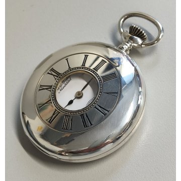 Aero Watch Neuchatel OROLOGIO TASCA Half Hunter UNITAS 6498 Old Pocket Watch ø50
