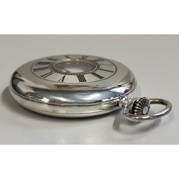 Aero Watch Neuchatel OROLOGIO TASCA Half Hunter UNITAS 6498 Old Pocket Watch ø50