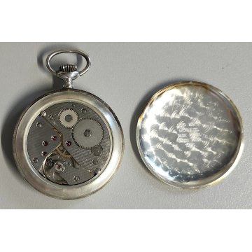Aero Watch Neuchatel OROLOGIO TASCA Half Hunter UNITAS 6498 Old Pocket Watch ø50