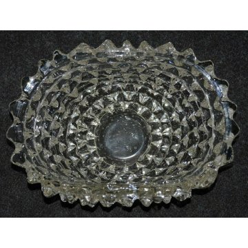 GRANDE VASO ROSTRATO centrotavola DESIGN Ercole Barovier 1950 VETRO MURANO GLASS