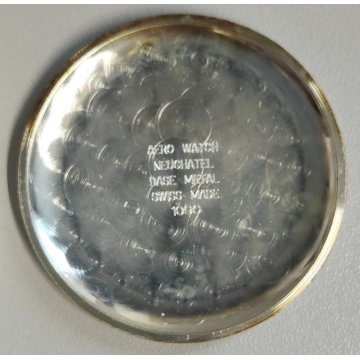 Aero Watch Neuchatel OROLOGIO TASCA Half Hunter UNITAS 6498 Old Pocket Watch ø50