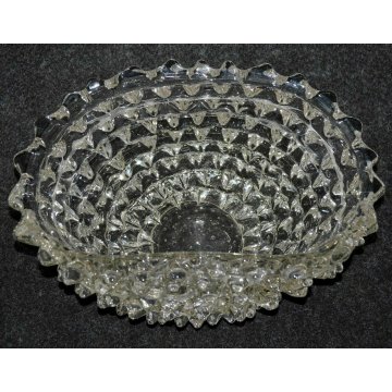 GRANDE VASO ROSTRATO centrotavola DESIGN Ercole Barovier 1950 VETRO MURANO GLASS