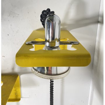 SET 4 APPLIQUE Ezio Didone MOD. Squadra ANNI 60 Ecolight LAMPADA PARETE DESIGN