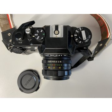 FOTOCAMERA REFLEX Zenit 122 35mm OBIETTIVO M52x0,75 MC HELIOS-44M-7 URSS '90s