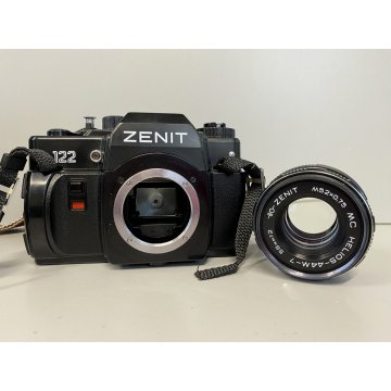 FOTOCAMERA REFLEX Zenit 122 35mm OBIETTIVO M52x0,75 MC HELIOS-44M-7 URSS '90s