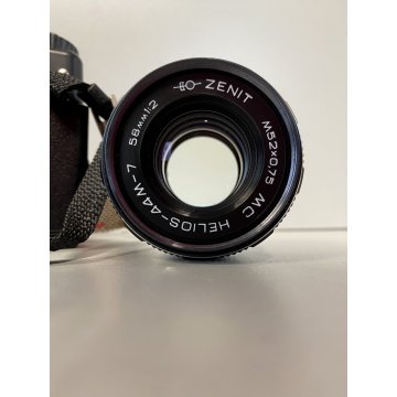 FOTOCAMERA REFLEX Zenit 122 35mm OBIETTIVO M52x0,75 MC HELIOS-44M-7 URSS '90s