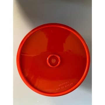 SECCHIELLO GHIACCIO VINTAGE ICE BUCKET GIO STYLE AS666 ROSSO CONTENITORE TERMICO