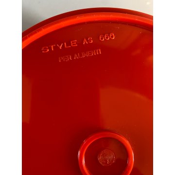 SECCHIELLO GHIACCIO VINTAGE ICE BUCKET GIO STYLE AS666 ROSSO CONTENITORE TERMICO