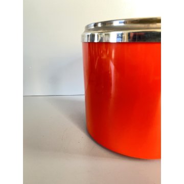 SECCHIELLO GHIACCIO VINTAGE ICE BUCKET GIO STYLE AS666 ROSSO CONTENITORE TERMICO