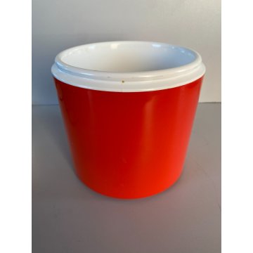 SECCHIELLO GHIACCIO VINTAGE ICE BUCKET GIO STYLE AS666 ROSSO CONTENITORE TERMICO