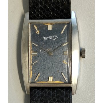 Eberhard & Co OROLOGIO POLSO cal. 232 MECCANICO anni 60 OLD WRIST WATCH montre