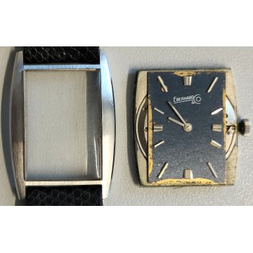 Eberhard & Co OROLOGIO POLSO cal. 232 MECCANICO anni 60 OLD WRIST WATCH montre