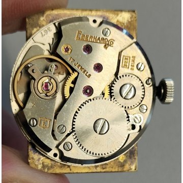 Eberhard & Co OROLOGIO POLSO cal. 232 MECCANICO anni 60 OLD WRIST WATCH montre
