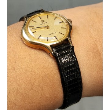 OMEGA De Ville OROLOGIO POLSO vintage PLACCATO ORO G 20 mic WRIST WATCH cal. 620