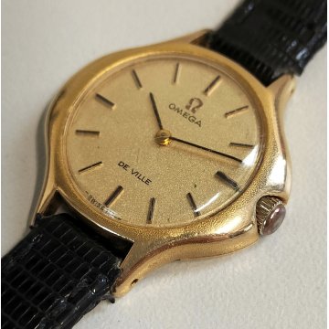 OMEGA De Ville OROLOGIO POLSO vintage PLACCATO ORO G 20 mic WRIST WATCH cal. 620