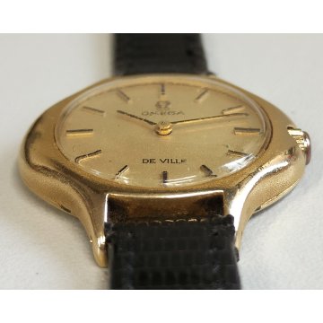 OMEGA De Ville OROLOGIO POLSO vintage PLACCATO ORO G 20 mic WRIST WATCH cal. 620