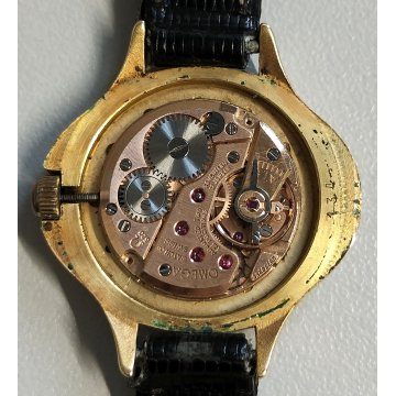 OMEGA De Ville OROLOGIO POLSO vintage PLACCATO ORO G 20 mic WRIST WATCH cal. 620