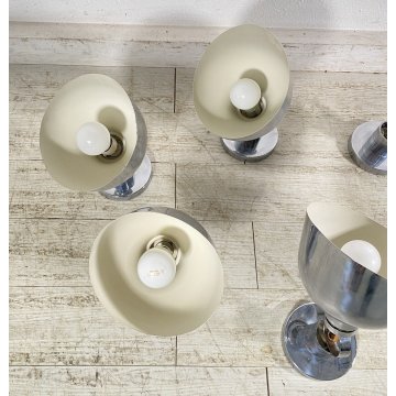 SET 6 APPLIQUE Franco Albini Sirrah AM/AS ANNI 60 LAMPADA PARETE DESIGN ITALY