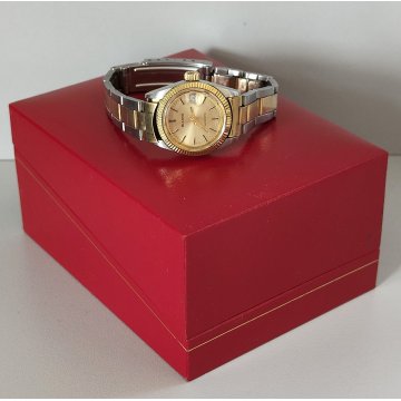 BULOVA Automatic OROLOGIO POLSO DORATO anni 80 VINTAGE GOLDEN WRIST WATCH montre