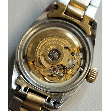 BULOVA Automatic OROLOGIO POLSO DORATO anni 80 VINTAGE GOLDEN WRIST WATCH montre