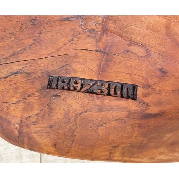 GRANDE CHAISE LONGUE RADICE LEGNO POLTRONA RUSTICA ANNI 60 CEPPO ALBERO 189/300