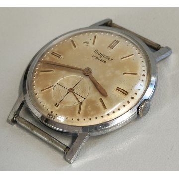 ANTICO OROLOGIO POLSO Megalex MECCANICO cal. Peseux 320 ANNI 50 Old Wrist Watch