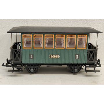 LGB 3040 scala G Carrozza Passeggeri 2° classe TRENINO ELETTRICO Vintage BOX